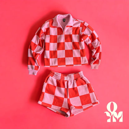 Valentines Checkered Set